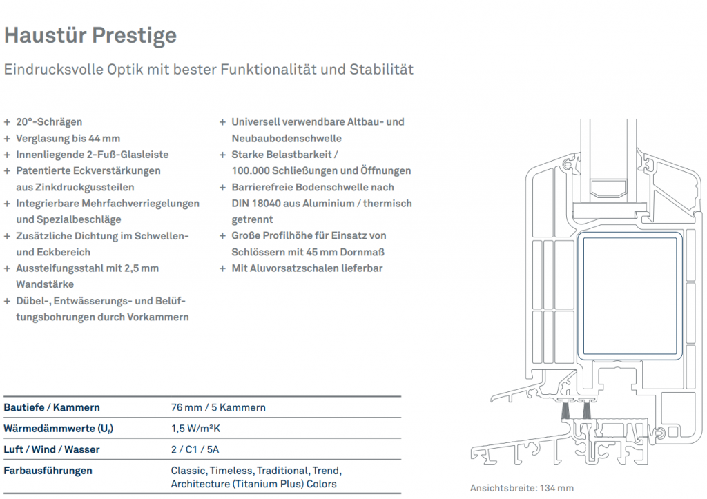 Haustür Prestige